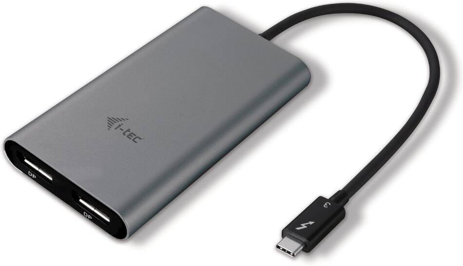i-tec THUNDERBOLT 3 Dual Display Port adaptér 4K/ 2x Display Port 4K (TB3DUAL4KDP)