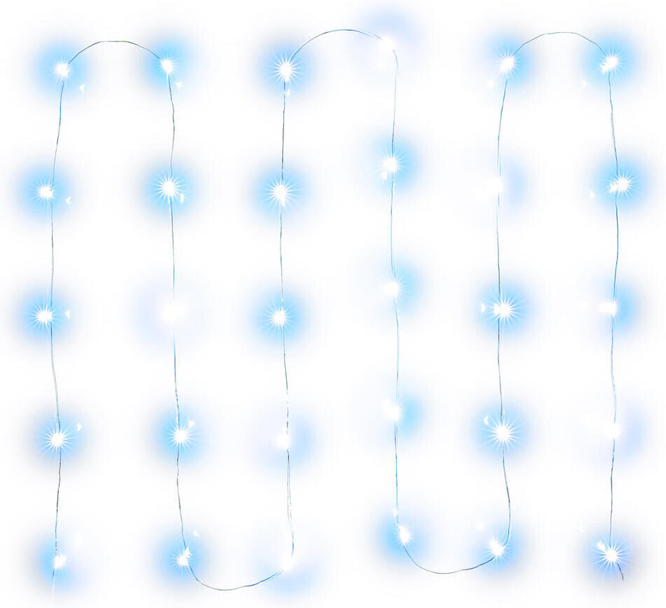 Vánoční osvětlení Retlux RXL 258 Nano 30LED AA CW TM