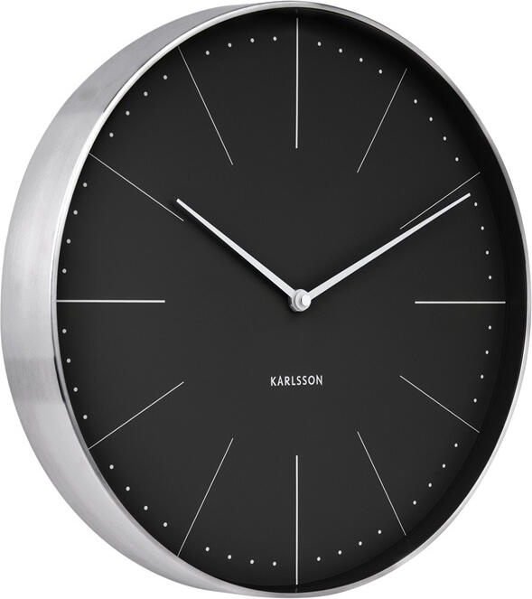 Designové nástěnné hodiny 5681BK Karlsson 38cm