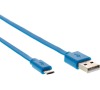 USB kabel Sencor SCO 512-010 USB A/M-Micro B, modrý
