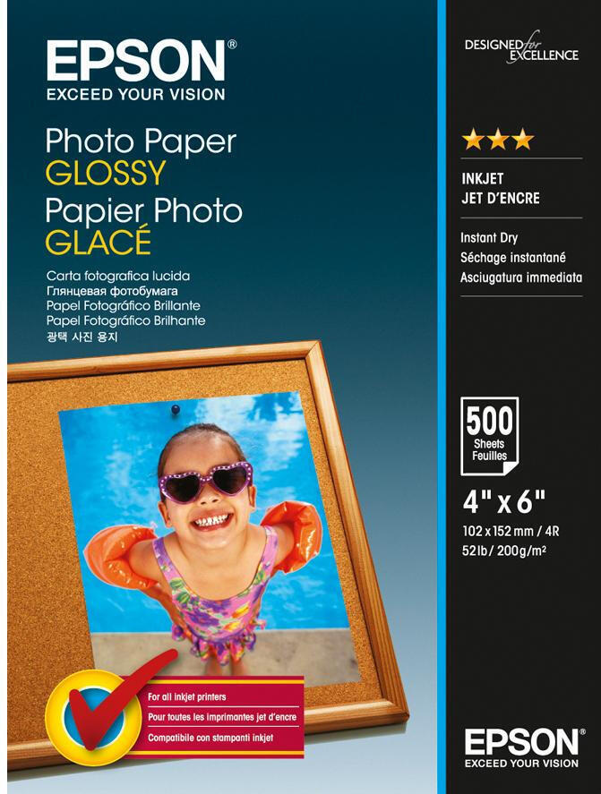 Epson Photo Paper Glossy 10x15cm 500 listů (C13S042549)