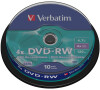 Disk Verbatim DVD-RW 4,7GB, 4x, 10-cake