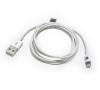 DATOVÝ KABEL 1M USB BÍLÝ S DOB. PRO APPLE IPHONE 5 - MFI CPA