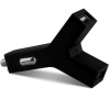 AUTODOBÍJEČKA "V" S 2 x USB VÝSTUPEM (1,1A) - ČERNÁ Forever