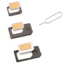 SIM adaptér set pro micro SIM 3ff-2ff, Nano 4ff-2ff, Nano 4ff-3ff s aplikátorem CPA