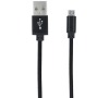 Datový kabel Forever micro USB 1m 1A textilní černý