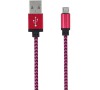 DATOVÝ KABEL TFO MICRO USB - RŮŽOVÝ Forever