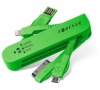 DATOVÝ KABEL TFO PRO APPLE IPHONE 4/5/microUSB - ZELENÝ Forever
