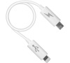 Dobíjecí kabel Forever OTG pro iPhone 25cm bílý
