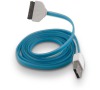 DATOVÝ KABEL TFO PRO APPLE IPHONE 4 - SILIKONOVÝ MODRÝ Forever