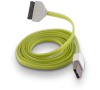 DATOVÝ KABEL TFO PRO APPLE IPHONE 4 - SILIKONOVÝ ZELENÝ Forever