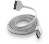 DATOVÝ KABEL TFO PRO APPLE IPHONE 4 - SILIKONOVÝ BÍLÝ Forever