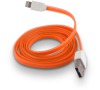 DATOVÝ KABEL TFO PRO APPLE IPHONE 5 - SILIKONOVÝ ORANŽOVÝ Forever