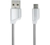 DATOVÝ KABEL TFO MICRO USB - METAL STŘÍBRNÝ Forever