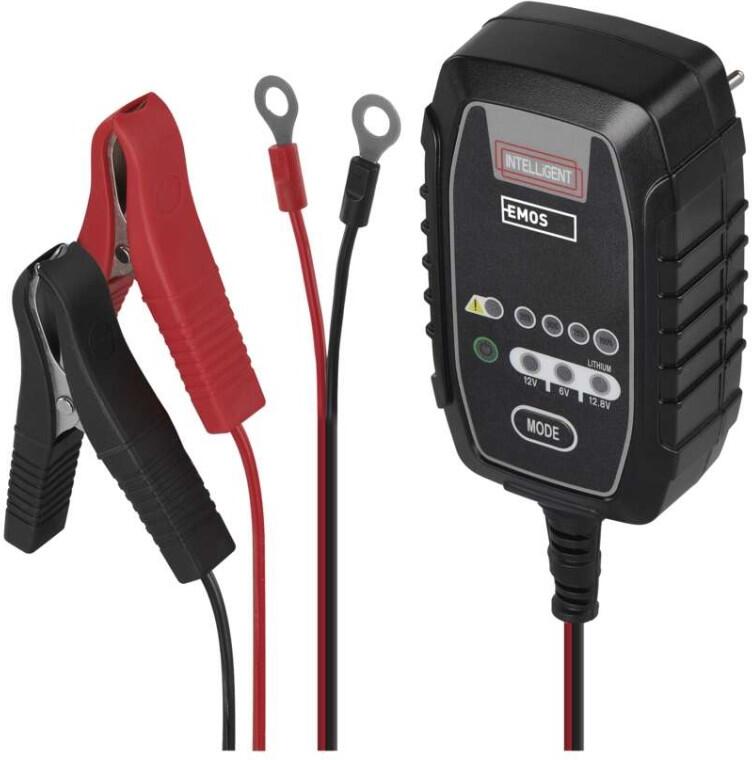 Emos nabíječka autobaterií 6/12V 0,8A (N1015)
