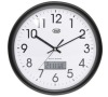 Trevi OM 3309/BK Nástěnné hodiny 30cm+display