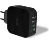 Nabíječka do sítě Celly Turbo, 4x USB, 4,8A - černá