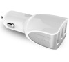 Adaptér do auta Celly Turbo, 3x USB, 4,4A - bílá