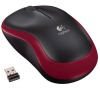 Logitech® Wireless Mouse M185 - EWR2 - RED (910-002237)
