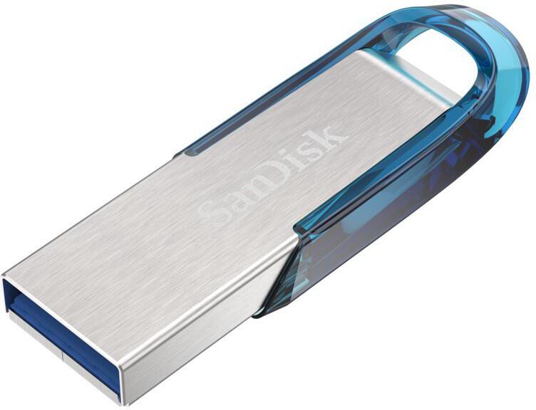 SanDisk Ultra Flair™ USB 3.0 64 GB tropická modrá (SDCZ73-064G-G46B)
