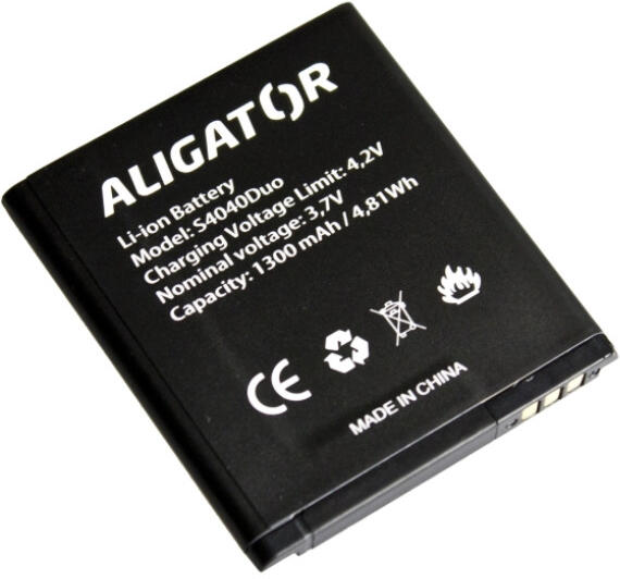 Baterie ALIGATOR S4040 DUO, Li-Ion 1300 mAh, originální