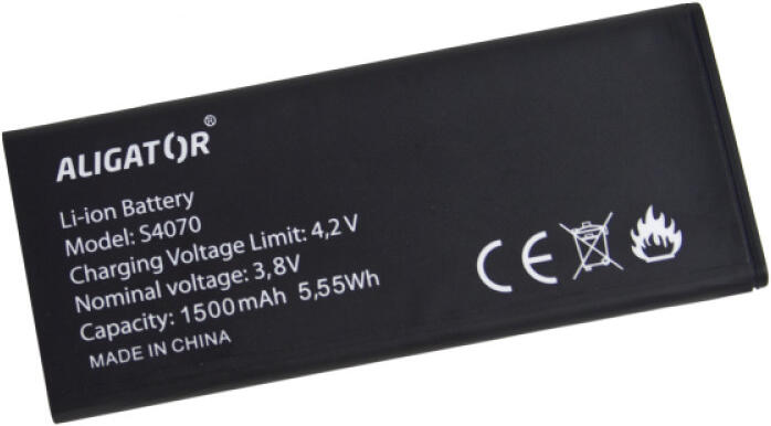 Baterie ALIGATOR S4070 DUO, Li-Ion 1500 mAh, originální