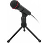 Stolní mikrofon C-TECH MIC-01, 3,5" stereo jack, 2.5m