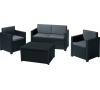 Zahradní set MONACO box graphite - cool grey ALLIBERT