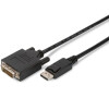 Kabel Digitus DisplayPort - DVI (24+1), 3m - černý