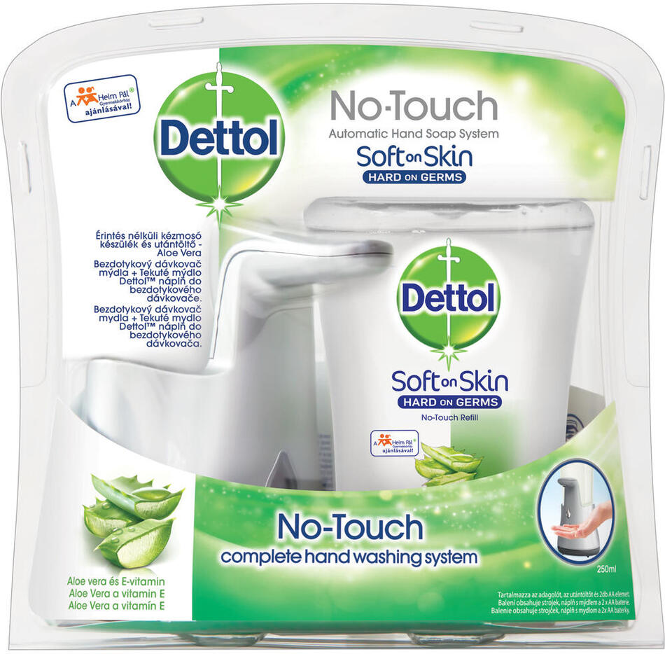 Bezdotykový dávkovač mýdla DETTOL NT Aloe Vera 250 ml