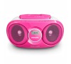 Radiopřijímač s CD Philips AZ215C, růžový