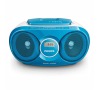 Radiopřijímač s CD Philips AZ215N, modrý