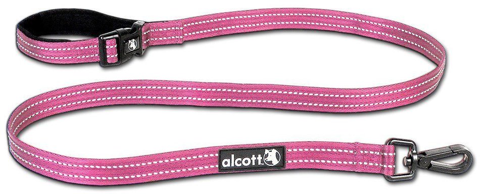 Alcott Reflexní vodítko Weekender pro psy růžové
