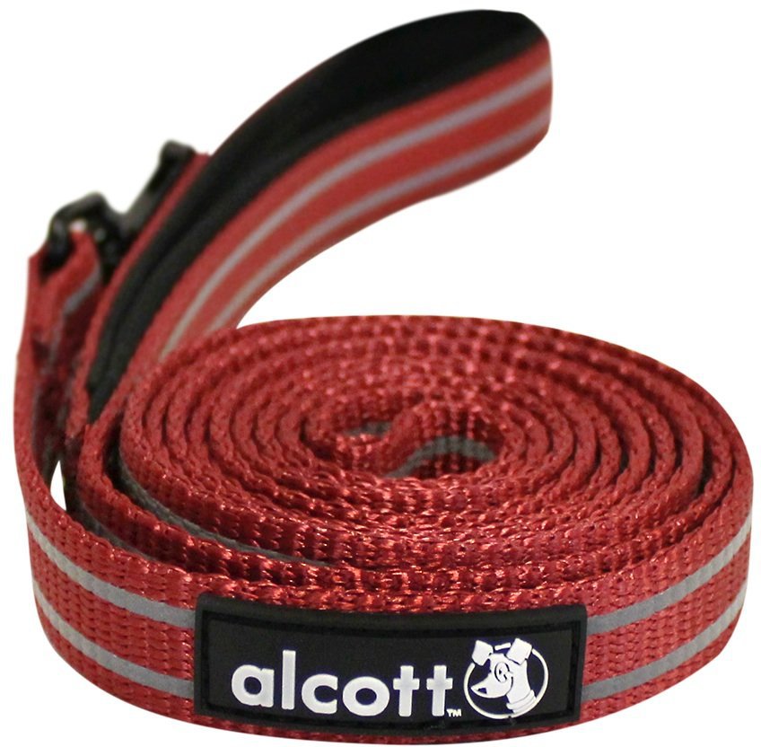 Alcott Reflexní vodítko pro psy červené velikost M