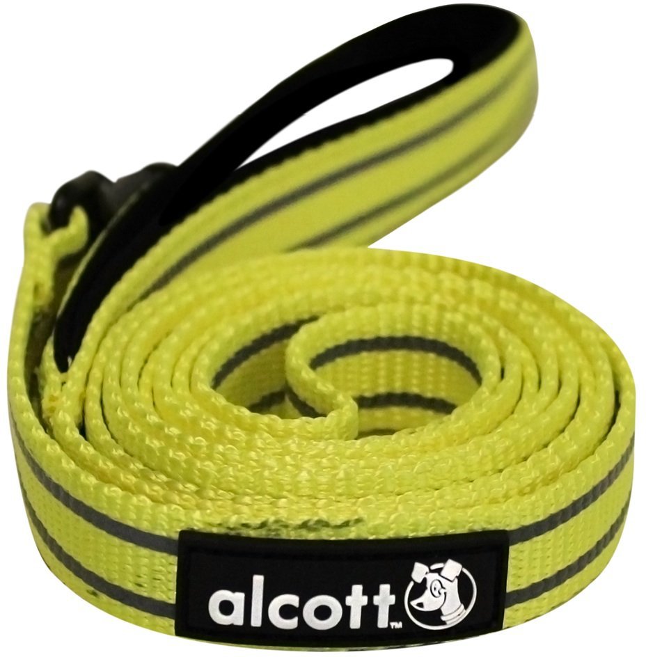 Alcott Reflexní vodítko pro psy žluté velikost M