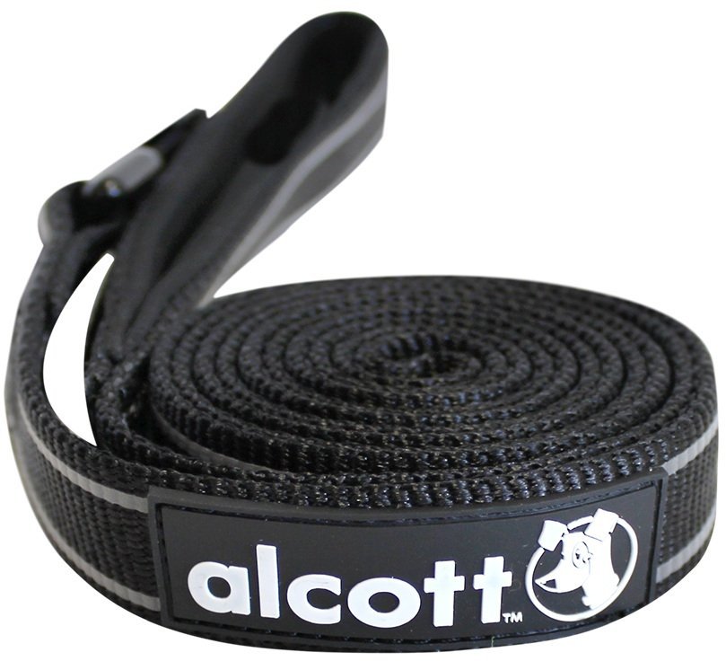 Alcott Reflexní vodítko pro psy černé velikost L