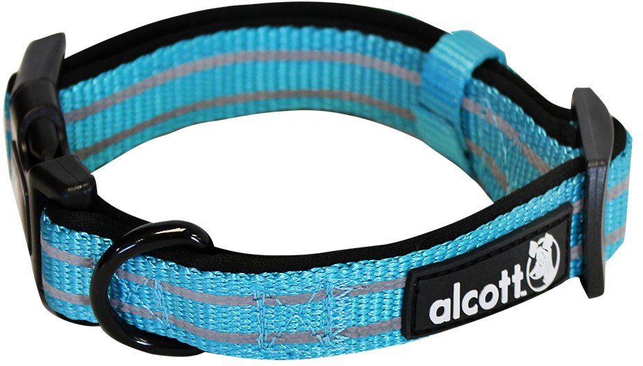 Alcott Reflexní obojek pro psy Adventure modrý velikost L