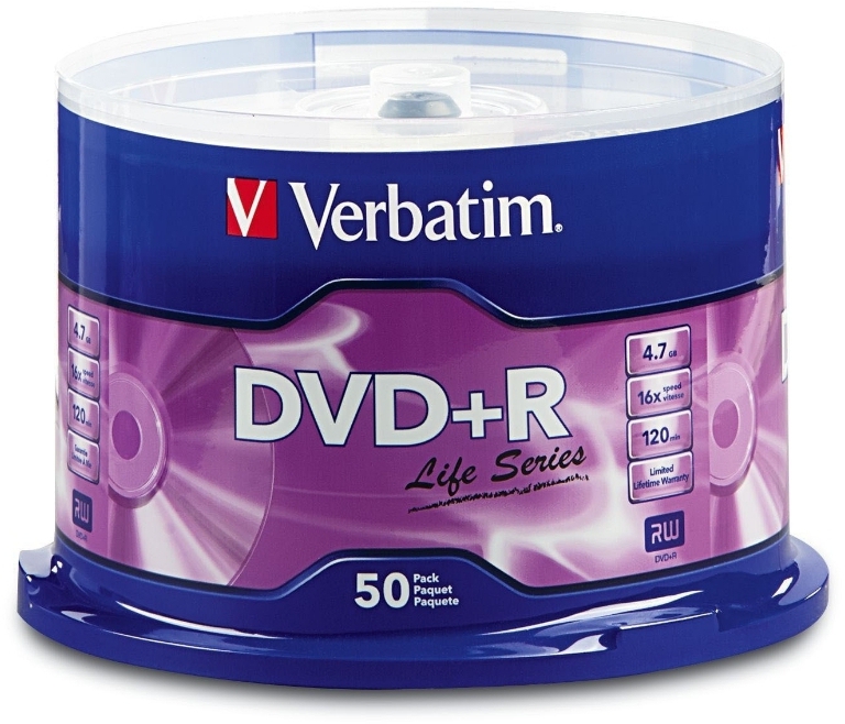 Disk Verbatim DVD+R 4,7GB, 16x, 50cake