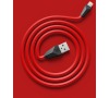 Datový kabel ALIEN, lighting, barva červeno-černá (AA-1139)