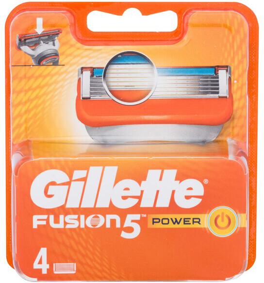 Náhradní břit Gillette Fusion Power, 4 ks