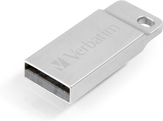 VERBATIM Flash Disk 64GB Metal Executive, USB 2.0, stříbrná (98750)