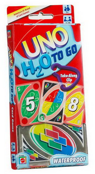 Hra Mattel karty UNO H2O na cesty