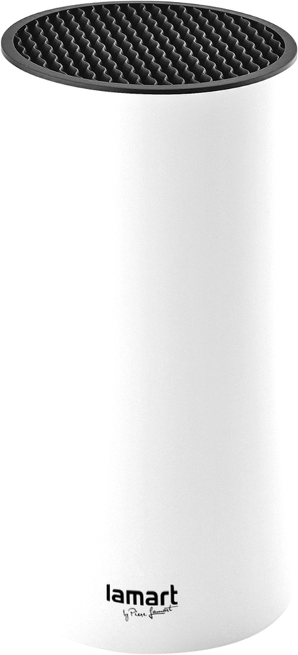 Blok na nože Lamart LT2082 22,5 cm, bílý