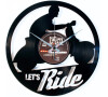 Designové nástěnné hodiny Discoclock 101 Let's ride 30cm