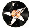 Designové nástěnné hodiny Discoclock 103 Baskytara 30cm