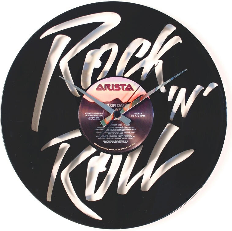 Designové nástěnné hodiny Discoclock 105 Rock n roll 30cm