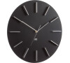 Designové nástěnné hodiny Future Time FT2010BK Round black 40cm
