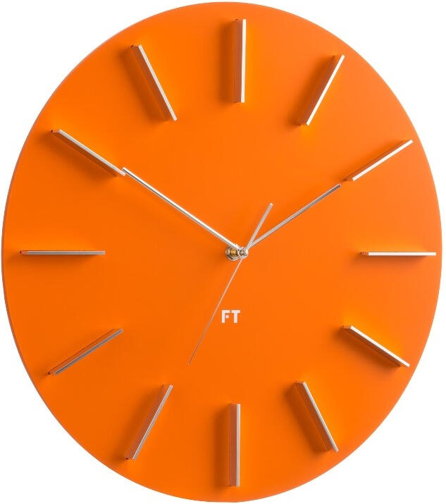 Dětské designové nástěnné hodiny Future Time FT2010OR Round orange 40cm