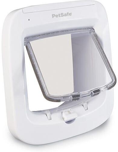Dvířka pro kočky s mikročipem PetSafe (Š 15 x V 12,1 cm), bílá