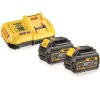 Sada nabíječky a akumulátorů DeWalt 2*6,0Ah/2,0Ah